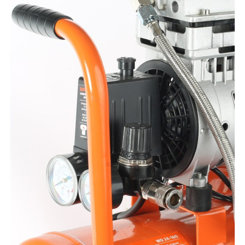 Компрессор поршневой Patriot WO 24-160 безмасляный 160л/мин 24л 1100Вт оранжевый