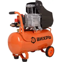 Компрессор поршневой Вихрь КМП-230/24 масляный 230л/мин 24л 1600Вт оранжевый/черный