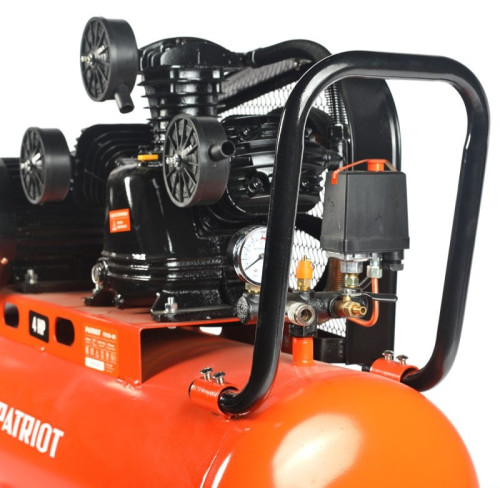 Компрессор поршневой Patriot PTR 100-670 масляный 670л/мин 100л 3000Вт оранжевый