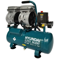 Компрессор поршневой Hyundai HYC 1406S безмасляный 140л/мин 6л 750Вт синий