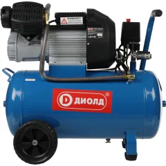 Компрессор поршневой Диолд КМП-2300/50 масляный 369л/мин 50л 2300Вт синий