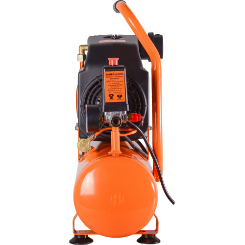 Компрессор поршневой Вихрь КП-165/10 безмасляный 165л/мин 10л 950Вт оранжевый/черный