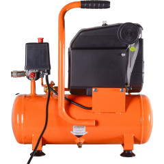 Компрессор поршневой Вихрь КП-165/10 безмасляный 165л/мин 10л 950Вт оранжевый/черный