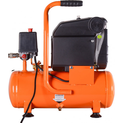 Компрессор поршневой Вихрь КП-165/10 безмасляный 165л/мин 10л 950Вт оранжевый/черный