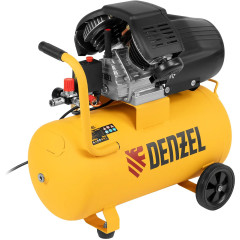 Компрессор поршневой Denzel DCV1800/50 масляный 320л/мин 50л 1800Вт желтый
