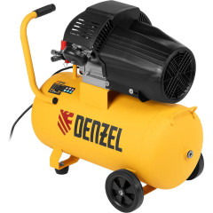 Компрессор поршневой Denzel DCV1800/50 масляный 320л/мин 50л 1800Вт желтый