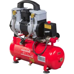 Компрессор поршневой Fubag OLS 190/10 CM1.6 безмасляный 190л/мин 10л 1200Вт красный/черный