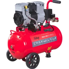 Компрессор поршневой Fubag OLS 190/24 CM1.6 безмасляный 190л/мин 24л 1200Вт красный/черный