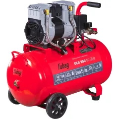 Компрессор поршневой Fubag OLS 250/50 CM2 безмасляный 250л/мин 50л 1500Вт красный/черный