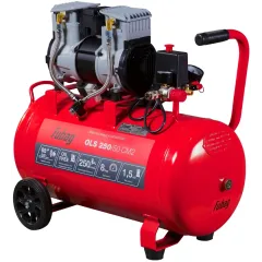 Компрессор поршневой Fubag OLS 250/50 CM2 безмасляный 250л/мин 50л 1500Вт красный/черный