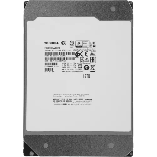 Жесткий диск Toshiba SAS 3.0 18TB MG09SCA18TE Server Enterprise Capacity 512E (7200rpm) 512Mb 3.5" Bulk