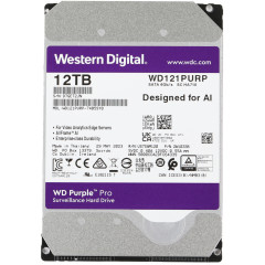 Жесткий диск WD SATA-III 12TB WD121PURP Surveillance Purple Pro (7200rpm) 256Mb 3.5"
