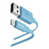 Кабель Hama Flat 00173646 USB (m)-Lightning (m) 1.2м синий плоский