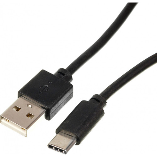 Кабель USB (m)-USB Type-C (m) 1.8м черный