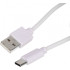 Кабель USB (m)-USB Type-C (m) 1м белый