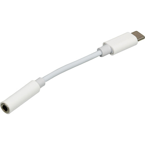 Переходник Jack 3.5 (f)-USB Type-C (m) 0.05м белый