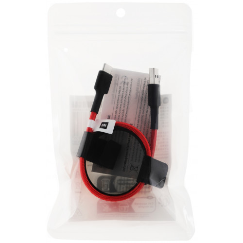 Кабель Xiaomi Mi Braided SJV4110GL USB (m)-USB Type-C (m) 1м красный
