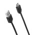 Кабель SunWind USB (m)-micro USB (m) 1м черный плоский