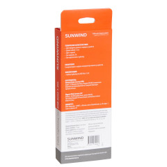 Кабель SunWind USB (m)-Lightning (m) 1.2м черный блистер