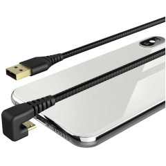 Кабель Hama 00187220 USB (m)-micro USB (m) 1.5м черный