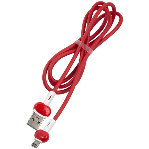 Кабель Redline Candy УТ000021989 USB (m)-Lightning (m) 1м красный