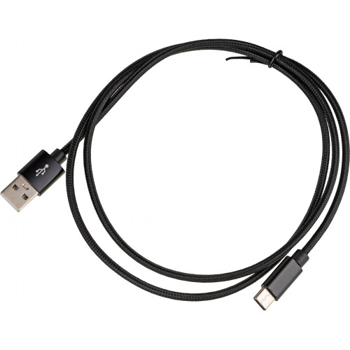 Кабель USB (m)-USB Type-C (m) 1м черный