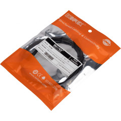 Кабель USB (m)-Lightning (m) 1м черный