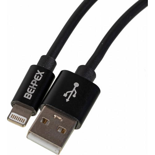 Кабель USB (m)-Lightning (m) 2м черный