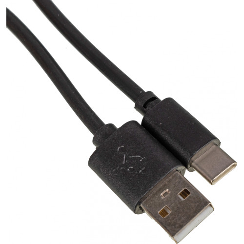 Кабель USB (m)-USB Type-C (m) 1м черный