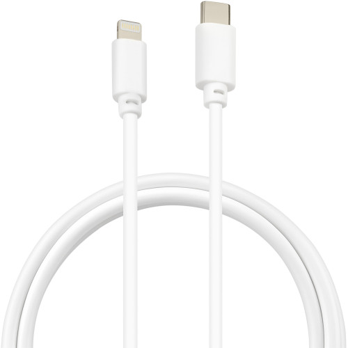 Кабель Buro PD18W USB Type-C (m)-Lightning (m) 1м белый