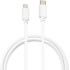 Кабель Buro PD18W USB Type-C (m)-Lightning (m) 1м белый