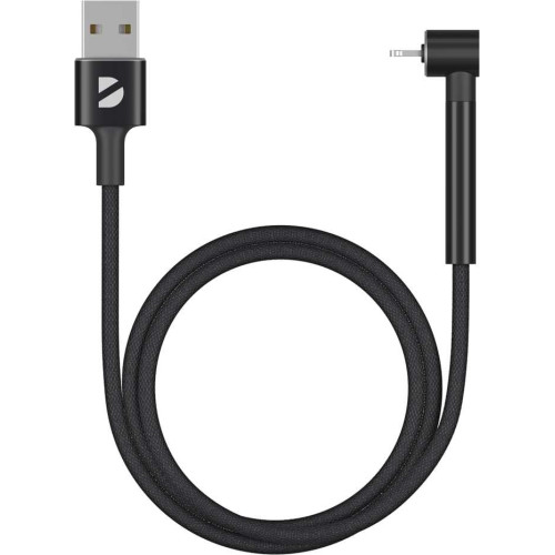 Кабель Deppa Stand 72294 USB (m)-Lightning (m) 1м черный
