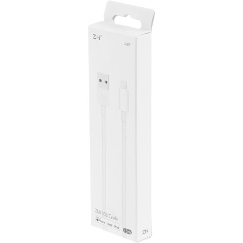 Кабель ZMI AL851 USB (m)-Lightning (m) 1.5м белый коробка (упак.:1шт)