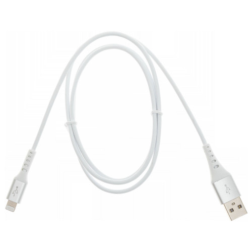Кабель Cactus CS-LG.USB.A-1 USB (m)-Lightning (m) 1м белый блистер