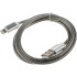 Кабель Premier 6-703M2 1.0S USB (m)-Lightning (m) 1м серебристый пакет