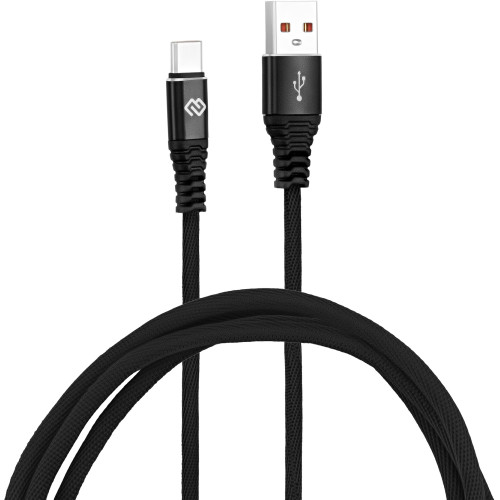 Кабель Digma DG-USBA-С-2M-27W USB (m)-USB Type-C (m) 2м черный