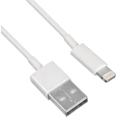 Кабель KingPrice KP-USBAL-1m USB (m)-Lightning (m) 1м белый