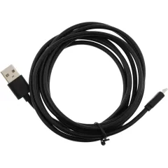 Кабель KingPrice KP-microUSB-2.4A-2m USB (m)-micro USB (m) 2м черный