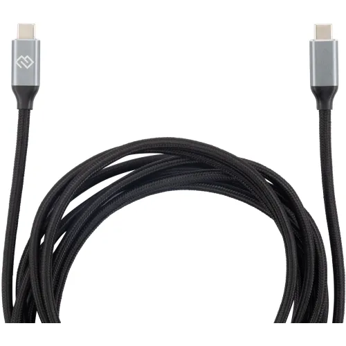 Кабель Digma D-TYPE-C-USB3.2-100W-4K-3M USB Type-C (m)-USB Type-C (m) 3м черный