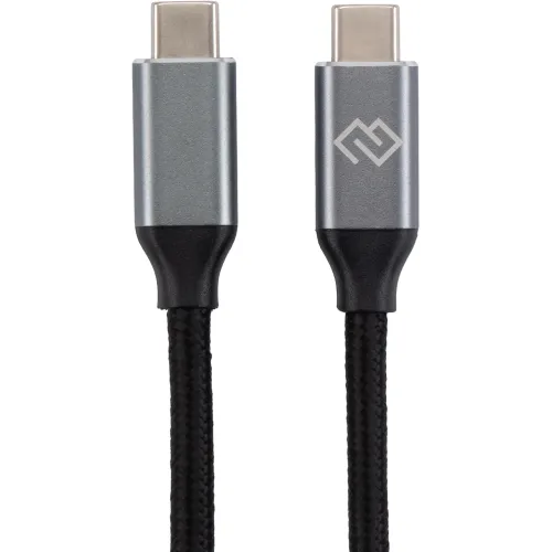 Кабель Digma D-TYPE-C-USB3.2-100W-4K-3M USB Type-C (m)-USB Type-C (m) 3м черный