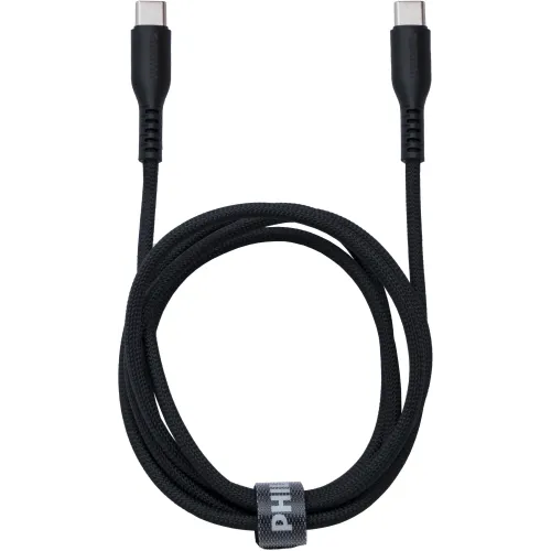 Кабель Philips DLC8701 USB Type-C (m)-USB Type-C (m) 1.2м черный коробка (упак.:1шт)