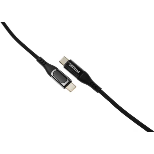 Кабель Philips DLC9100 USB Type-C (m)-USB Type-C (m) 1.2м черный коробка (упак.:1шт)