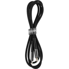 Кабель Philips DLC9100 USB Type-C (m)-USB Type-C (m) 1.2м черный коробка (упак.:1шт)