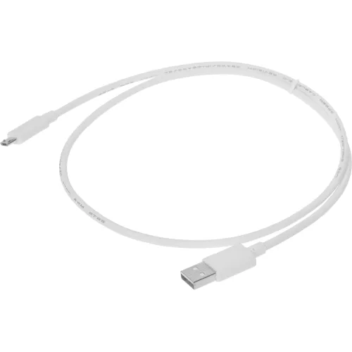 Кабель 2A Square USB (m)-micro USB (m) 0.75м белый