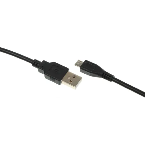 Кабель USB (m)-micro USB (m) 1.5м черный