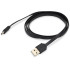 Кабель Buro BHP MICROUSB 1M FLAT USB (m)-micro USB (m) 1м черный плоский