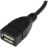 Кабель USB (f)-micro USB (m) 0.2м черный