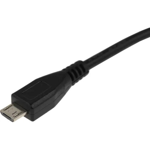 Кабель USB (f)-micro USB (m) 0.2м черный