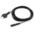 Кабель Buro IEC C7 (2-pin) Евровилка 3м (BU-PCAB-3-2PIN)