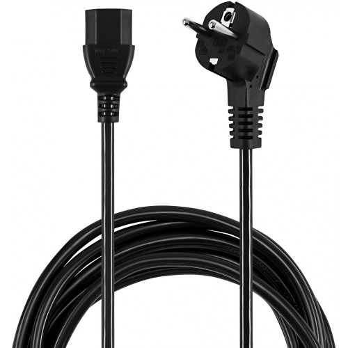 Кабель Buro BU-PCAB-ZP1 IEC C13 Евровилка 3м